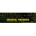 Glowing fluorescent Portuguese English US keyboard stickers Glowing fluorescent Portuguese English US keyboard stickers