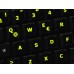 Glowing fluorescent Spanish LA keyboard stickers Glowing fluorescent Spanish LA keyboard stickers