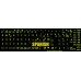 Glowing fluorescent Spanish keyboard stickers Glowing fluorescent Spanish keyboard stickers