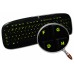 Glowing fluorescent Dvorak keyboard stickers
