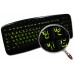 Glowing fluorescent Arabic English keyboard stickers