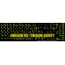 Glowing fluorescent French AZERTY  English US keyboard stickers