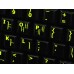 Glowing fluorescent Korean English US keyboard stickers
