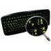 Glowing fluorescent Norwegian English US keyboard stickers