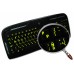 Glowing fluorescent Spanish (LA) English US keyboard stickers