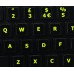 Glowing fluorescent English UK for Mac keyboard stickers