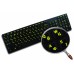 Glowing fluorescent Ukranian English US keyboard stickers