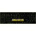 Glowing fluorescent English US for Mac keyboard stickers