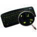 Glowing fluorescent French Belgian keyboard stickers