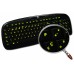Glowing fluorescent Portuguese keyboard stickers