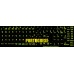 Glowing fluorescent Portuguese keyboard stickers